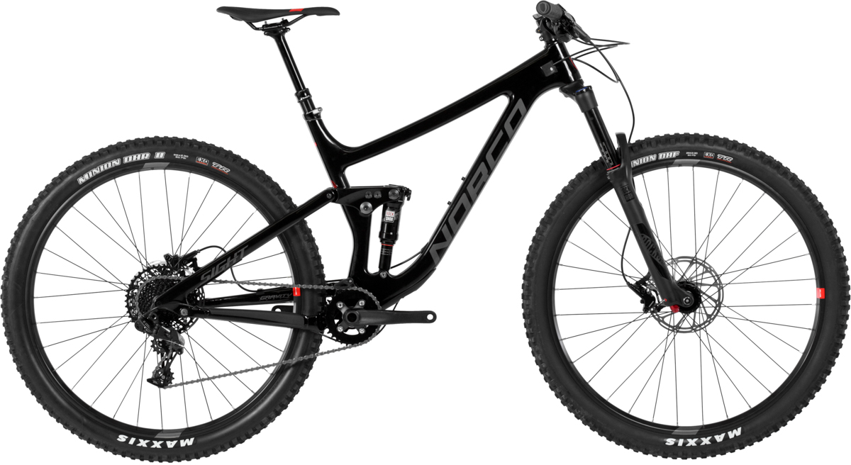 The 27.5" Sight features 140mm of rear wheel travel paired with 150mm up front.