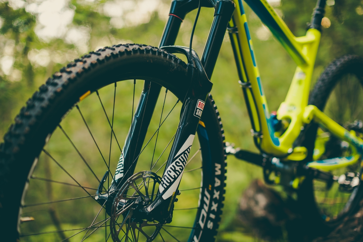 Should you come up short, the 150mm RockShox Pike has your back.