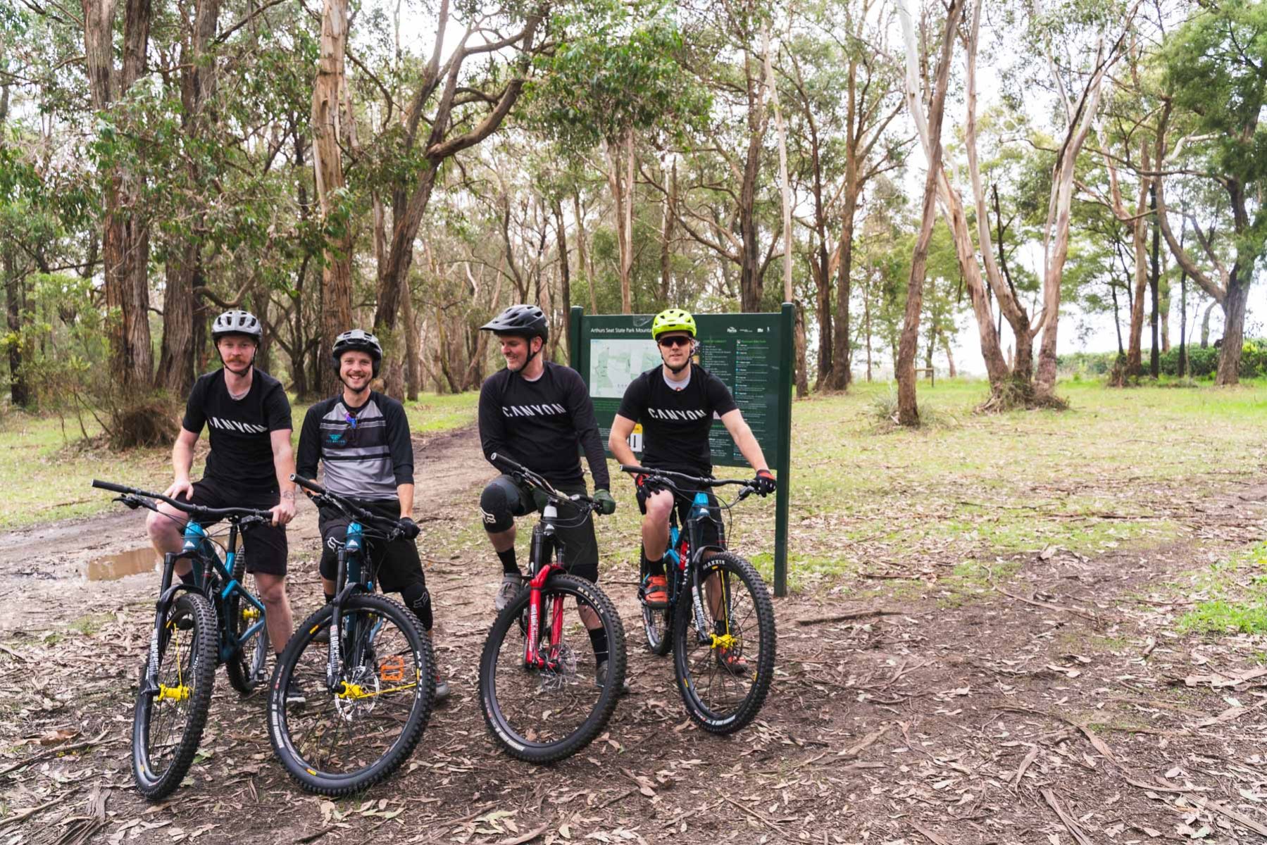 canyon strive red hill arthurs seat trail map