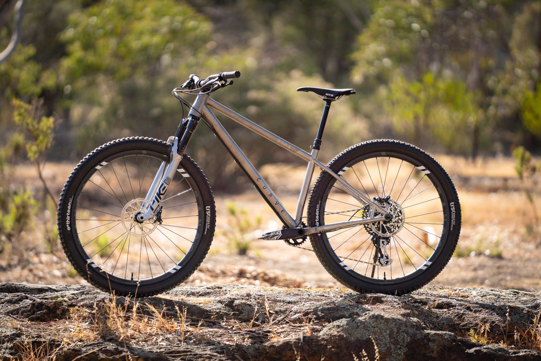 curve downrock titanium hardtail