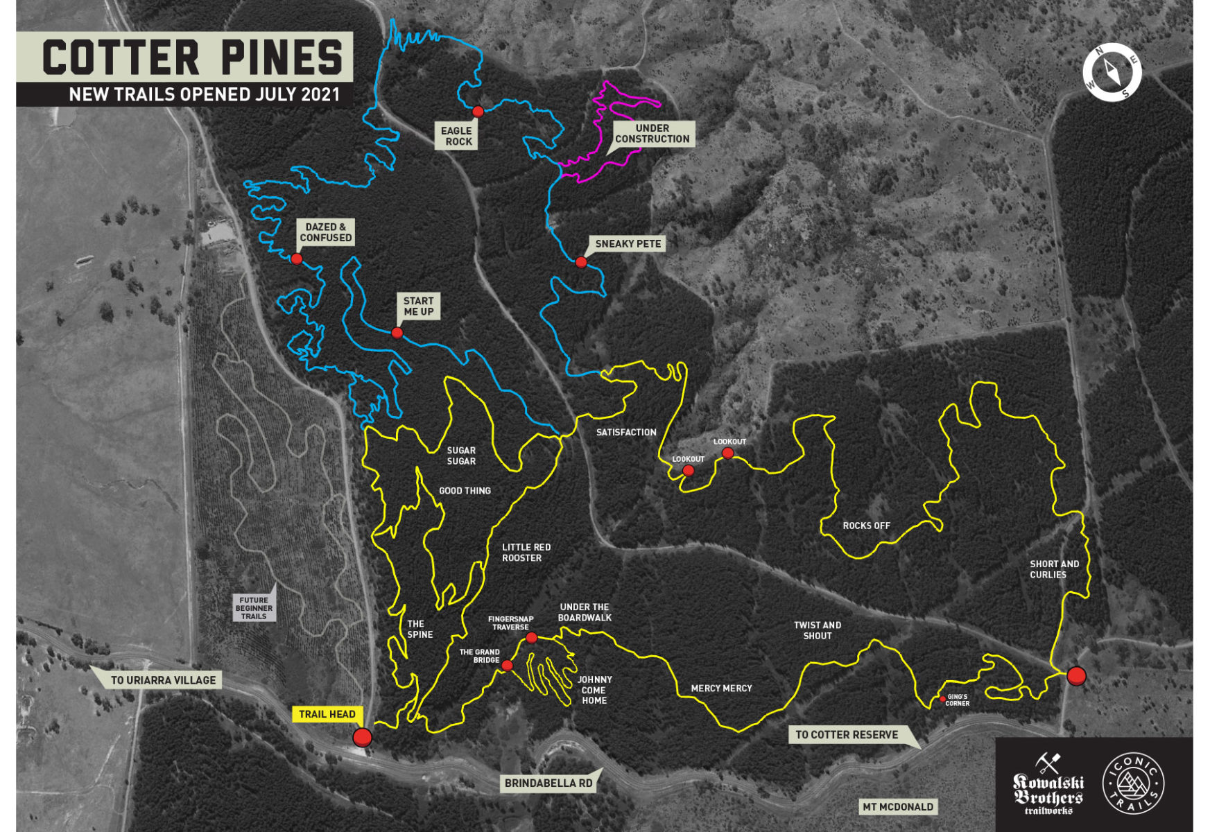 Cotter Pines Trail Network