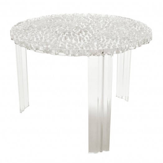 kartell t-table - transparent 1