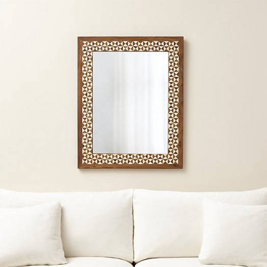Crate and Barrel - Intarsia Mirror 01