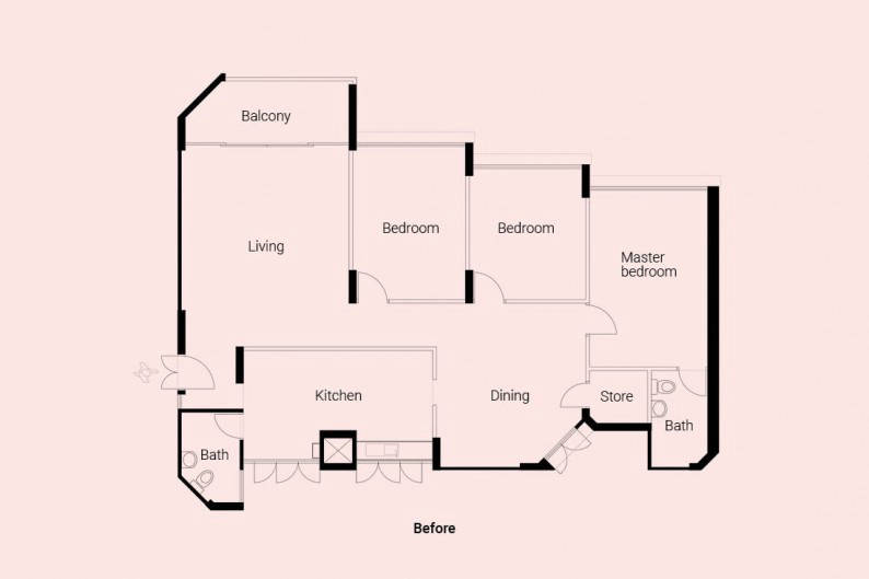 LBDA Home of the Year Upstairs The Crate Apartment floor plan