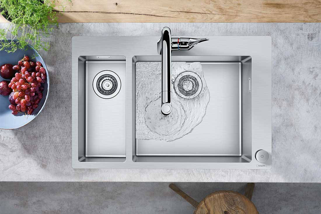 Transform your kitchen sink into the centrepiece of your kitchen