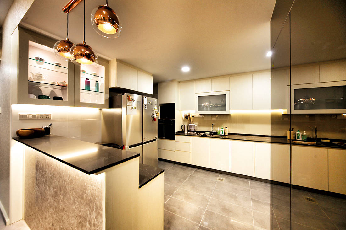 Modern luxe style in a resale condo unit