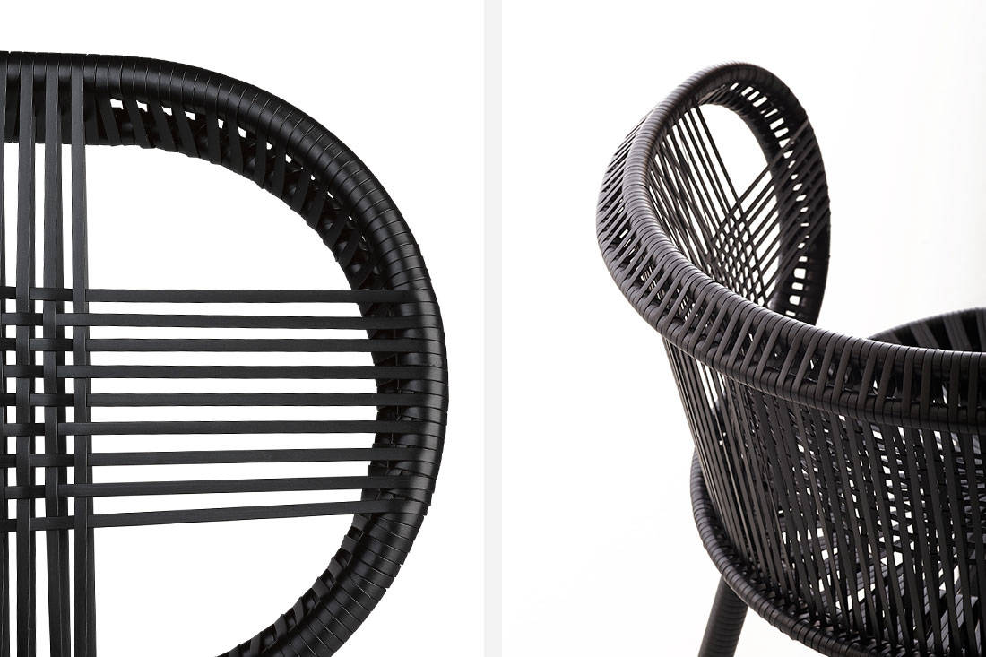 This outdoor furniture line by Dedon wants to round off