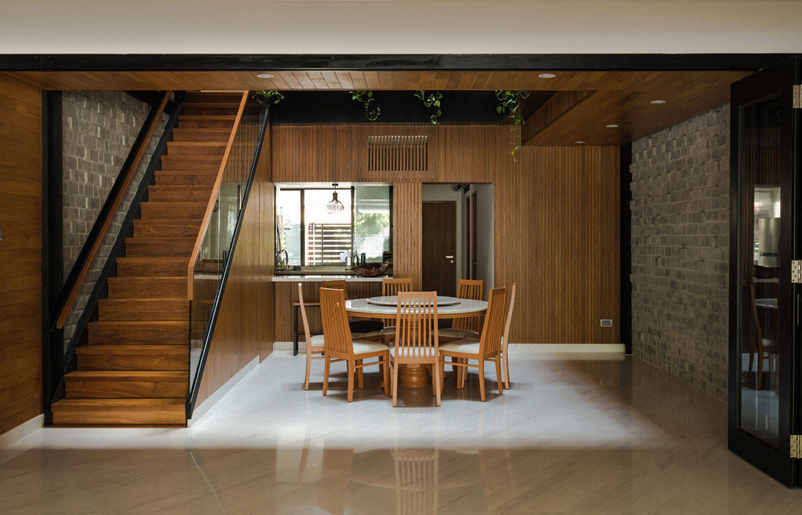 Family home with a stunning internal courtyard