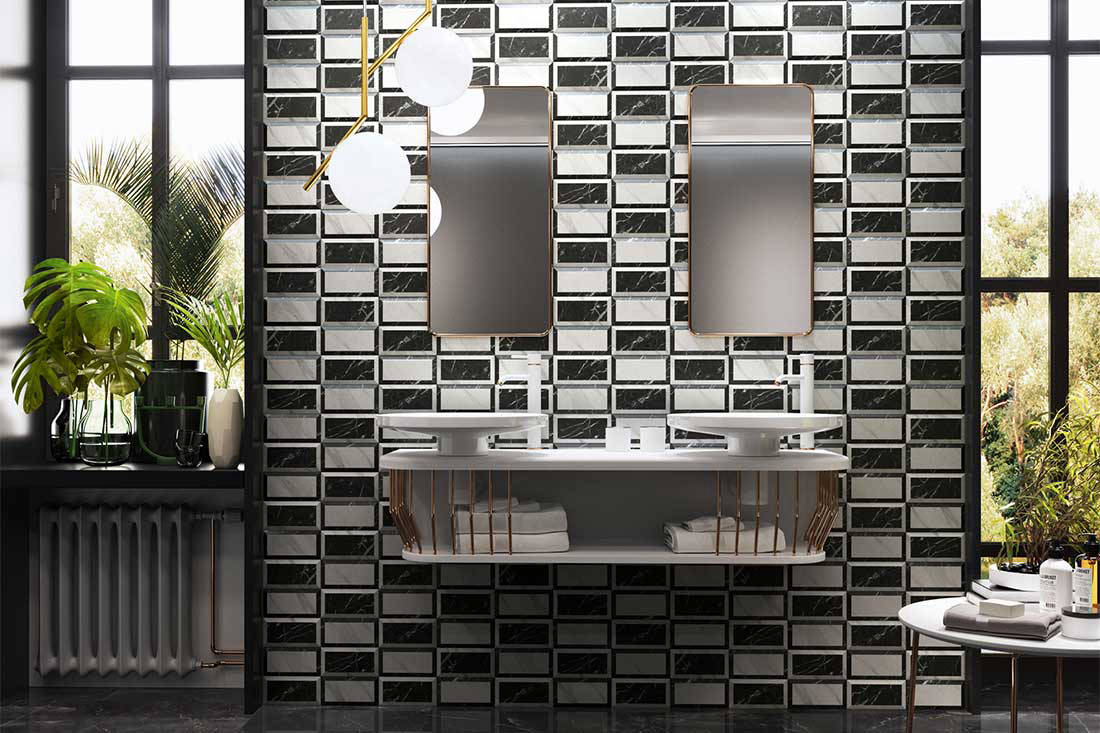 Refreshing ceramic tiles with trending looks