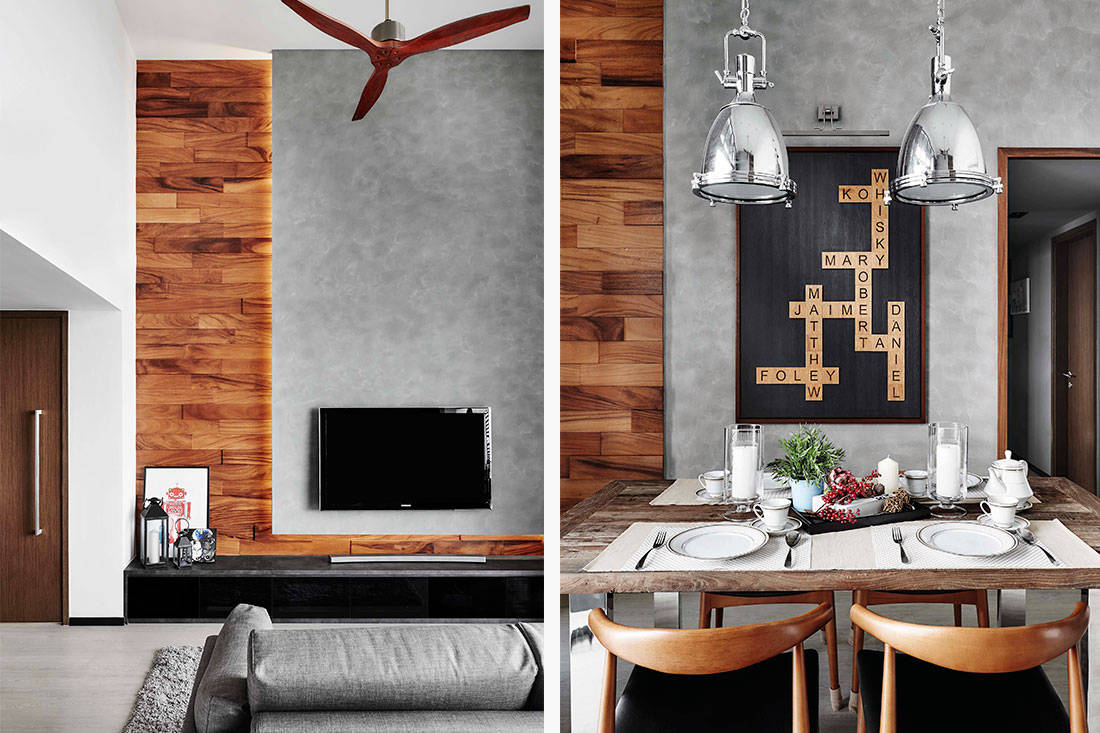 A penthouse with typography and thoughtful touches