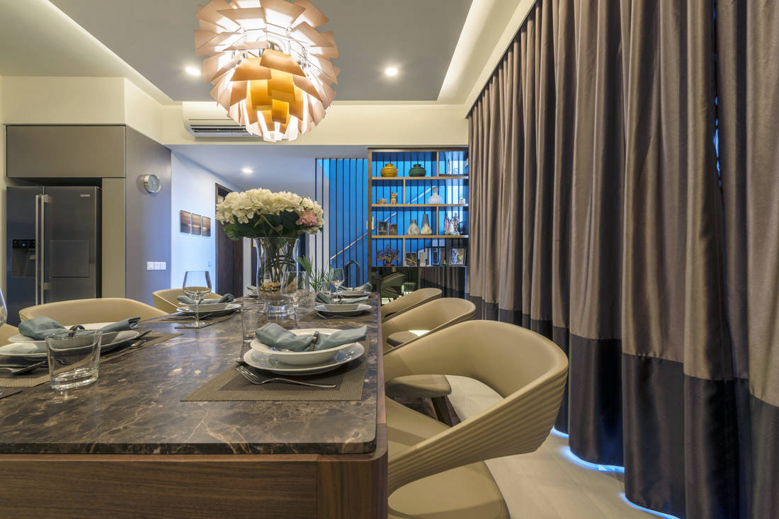 An elegant do in this spacious penthouse