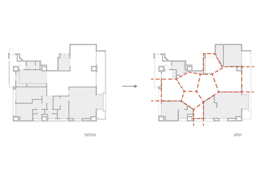 Nondescript Taiwan apartment now has acoustically designed ceilings