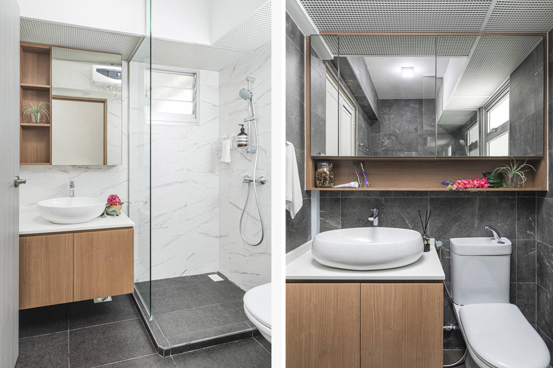 Open and closed spaces meet fluidly in this HDB flat