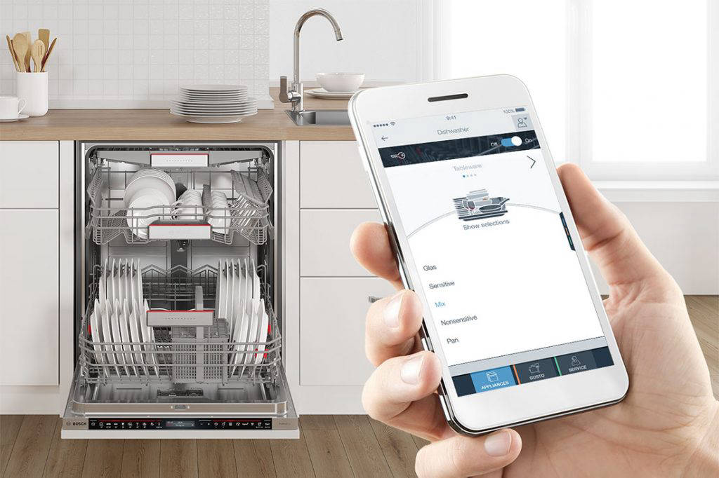 Home connect outlet bosch dishwasher