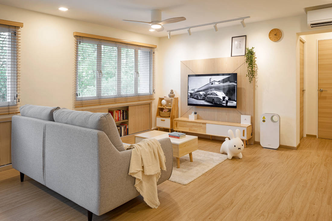 Scandi style hits home in this HDB residence