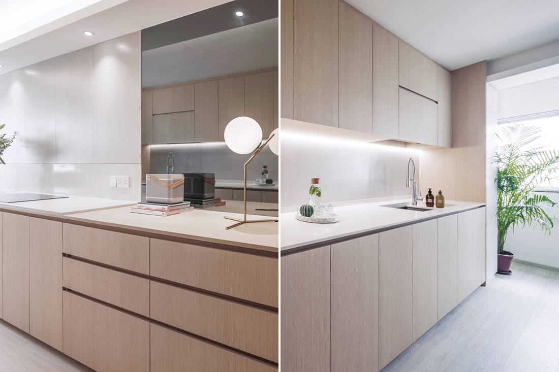 This minimalist HDB flat is a functional and purposeful home