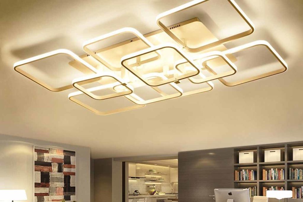 LED overhead ceiling light design modern lamp funky