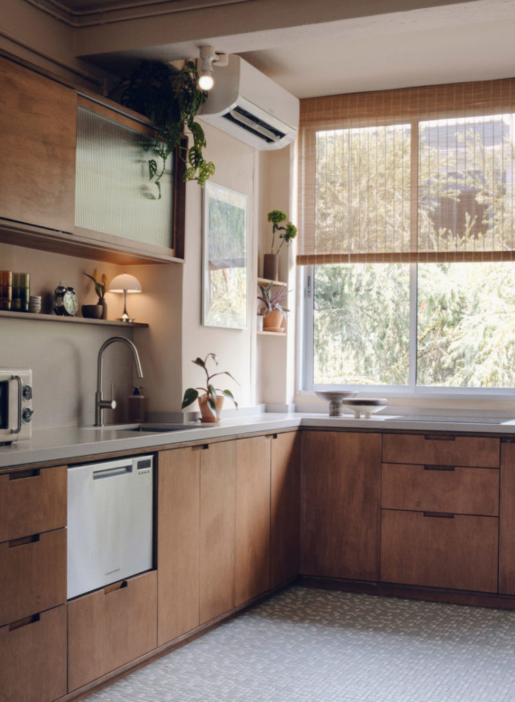 walk-up apartment kitchen