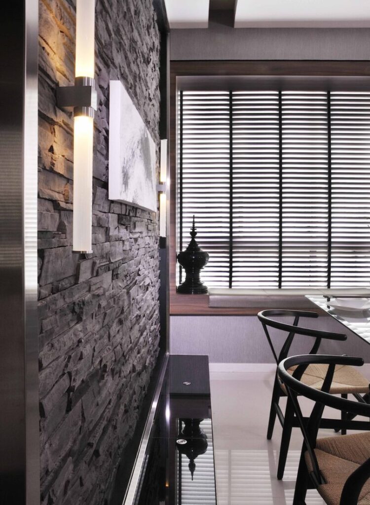 lava stone veneer wall