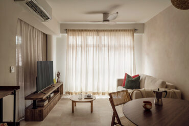 This two-room flat is a wabi-sabi oasis for one