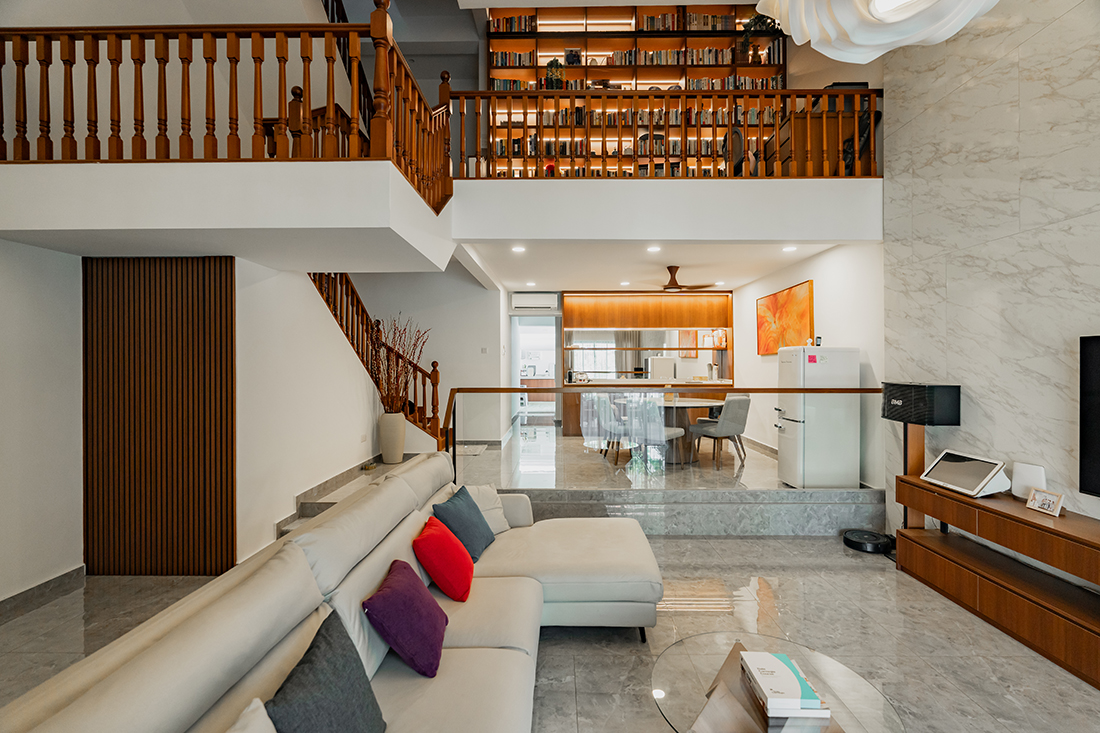 four-storey terrace house