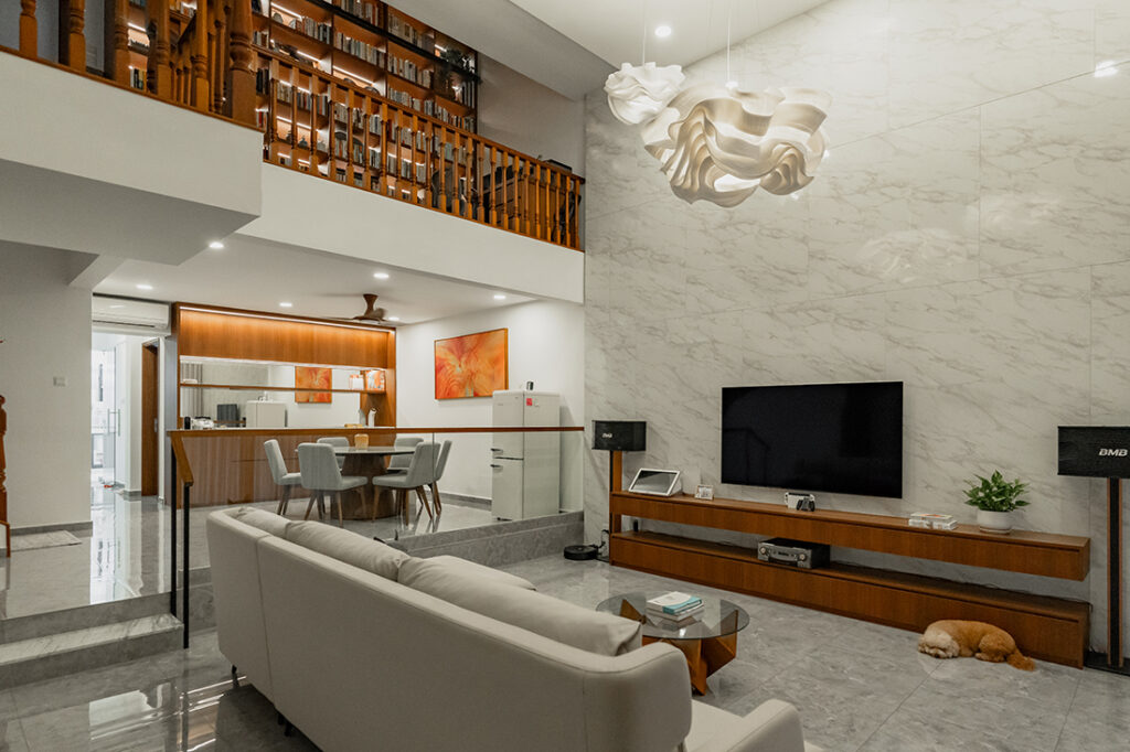four-storey terrace house