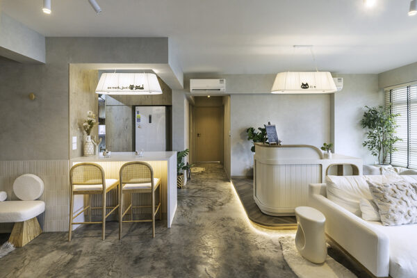 A wabi-sabi cat cafe home without the clichés