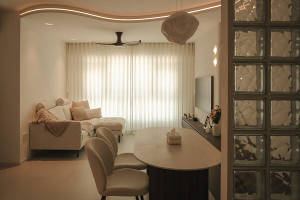 A gentle makeover of a Punggol flat for work, rest and real life