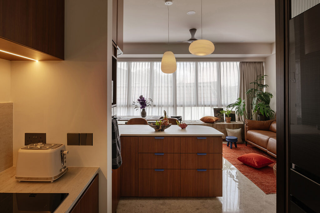 Singapore apartment interior design project by Studio Luuseed