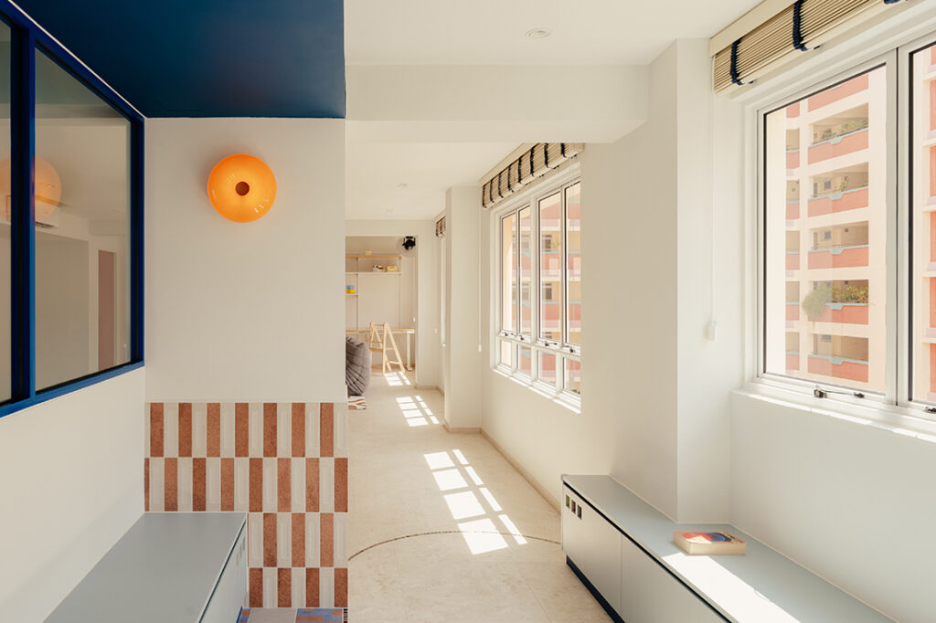 colourful five-room resale flat design