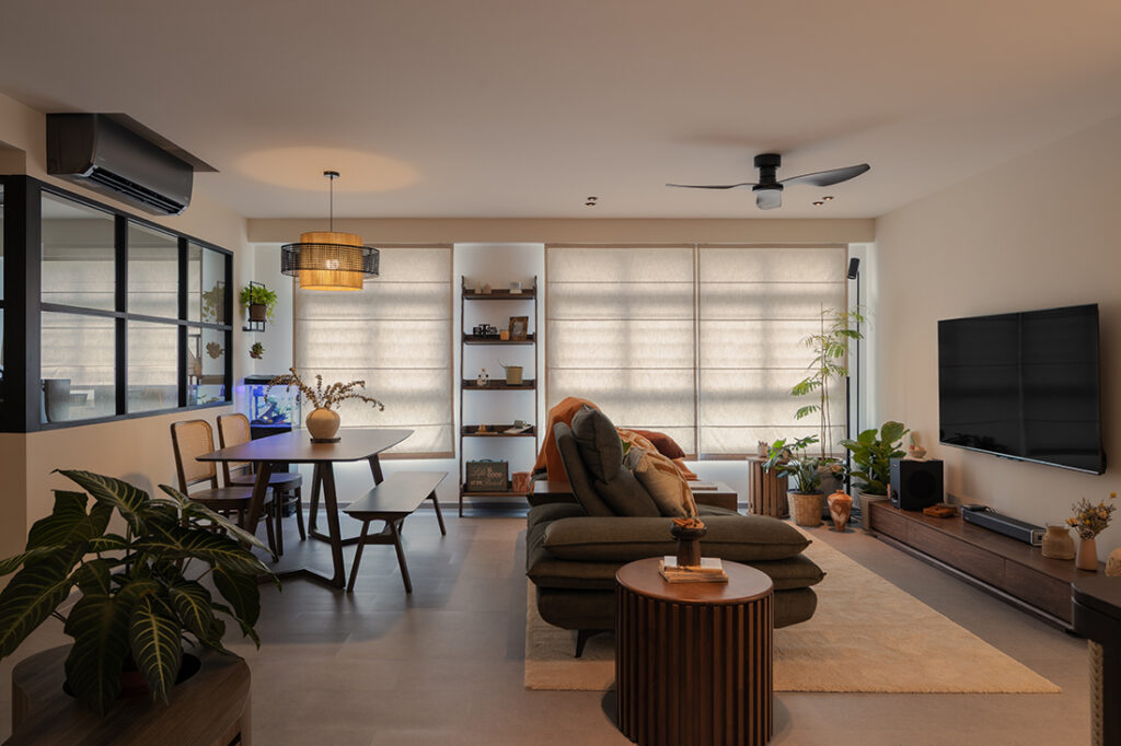 Boho Scandi resale HDB renovation