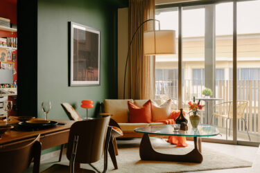 Colour and character in a Canberra apartment