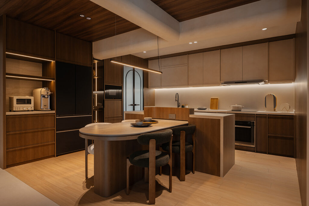 dark walnut interior Singapore