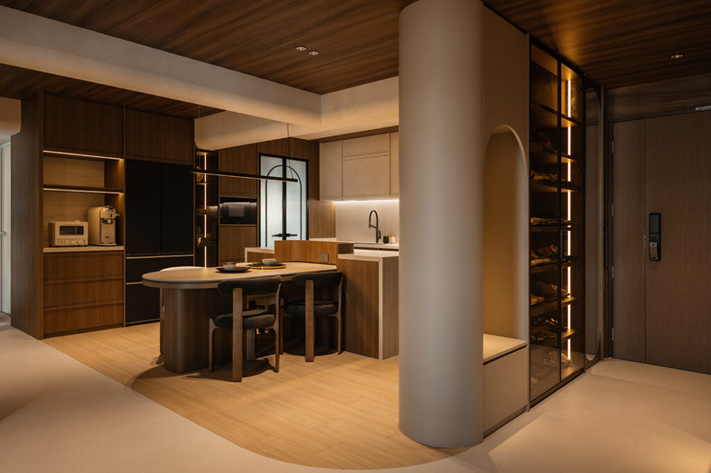 dark walnut interior Singapore