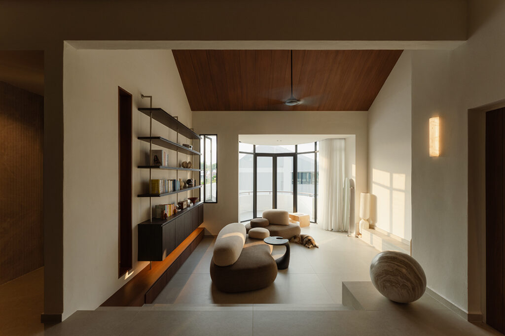 light-filled condo interior