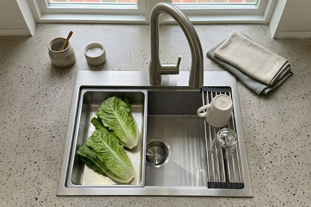 kitchen workstation sink