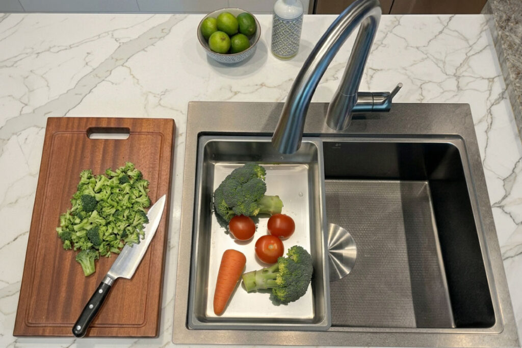 kitchen workstation sink