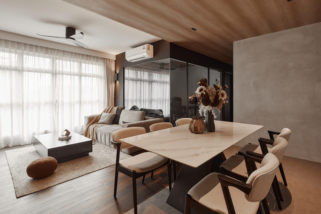 rustic modern luxury HDB