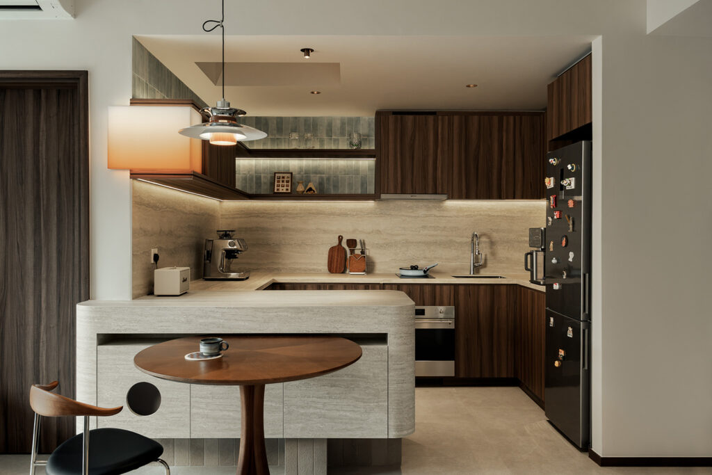 cat-friendly kitchen island