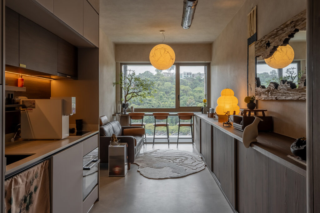 Japanese-inspired condo design