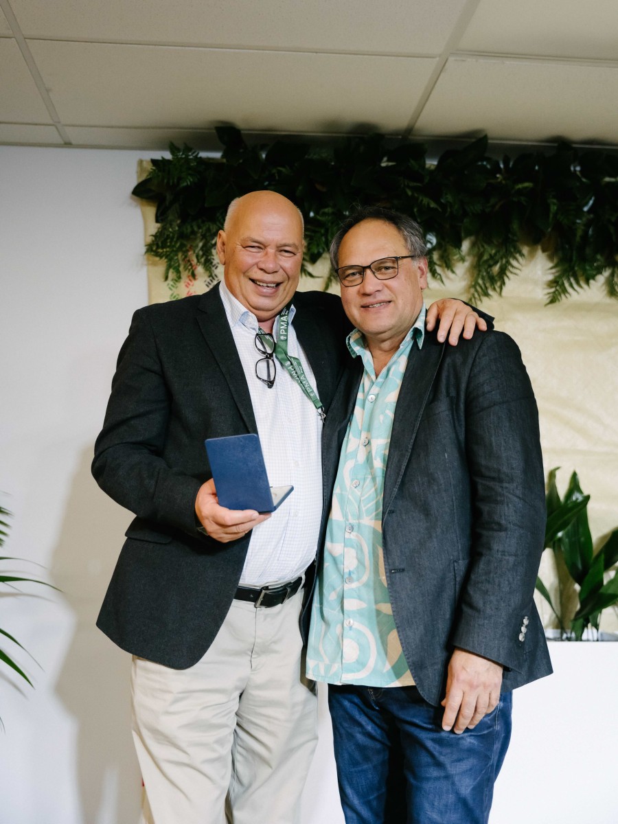 Sir Collin Tukuitonga honoured with PMA President's Medal