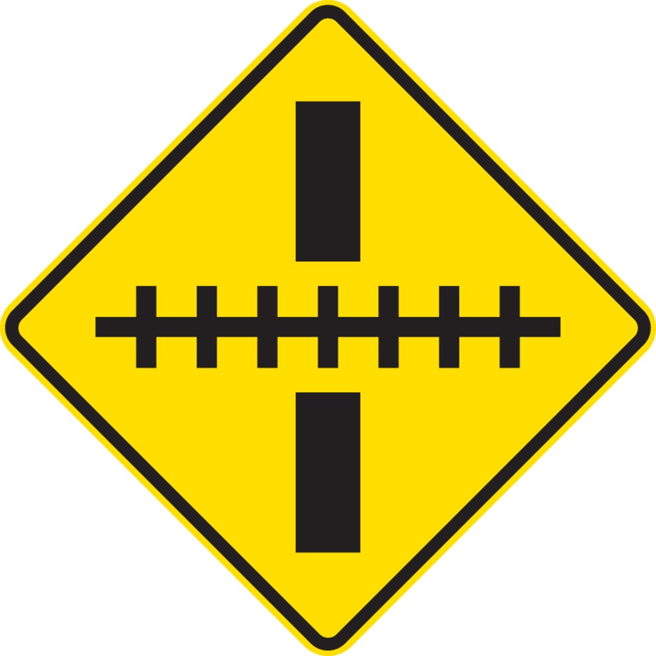 Railway Level Crossing - Right Angle