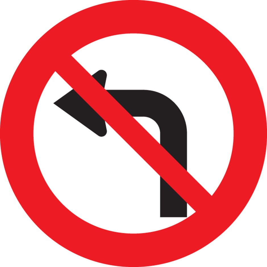 No Left Turn