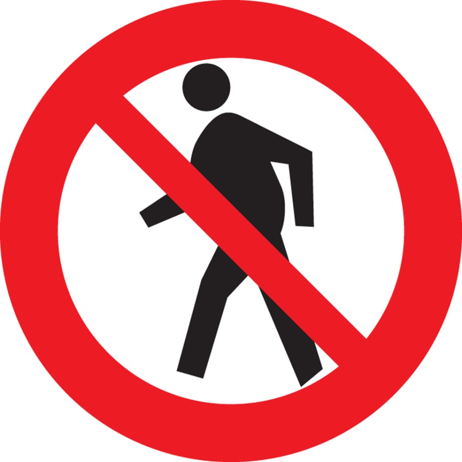 No Pedestrians
