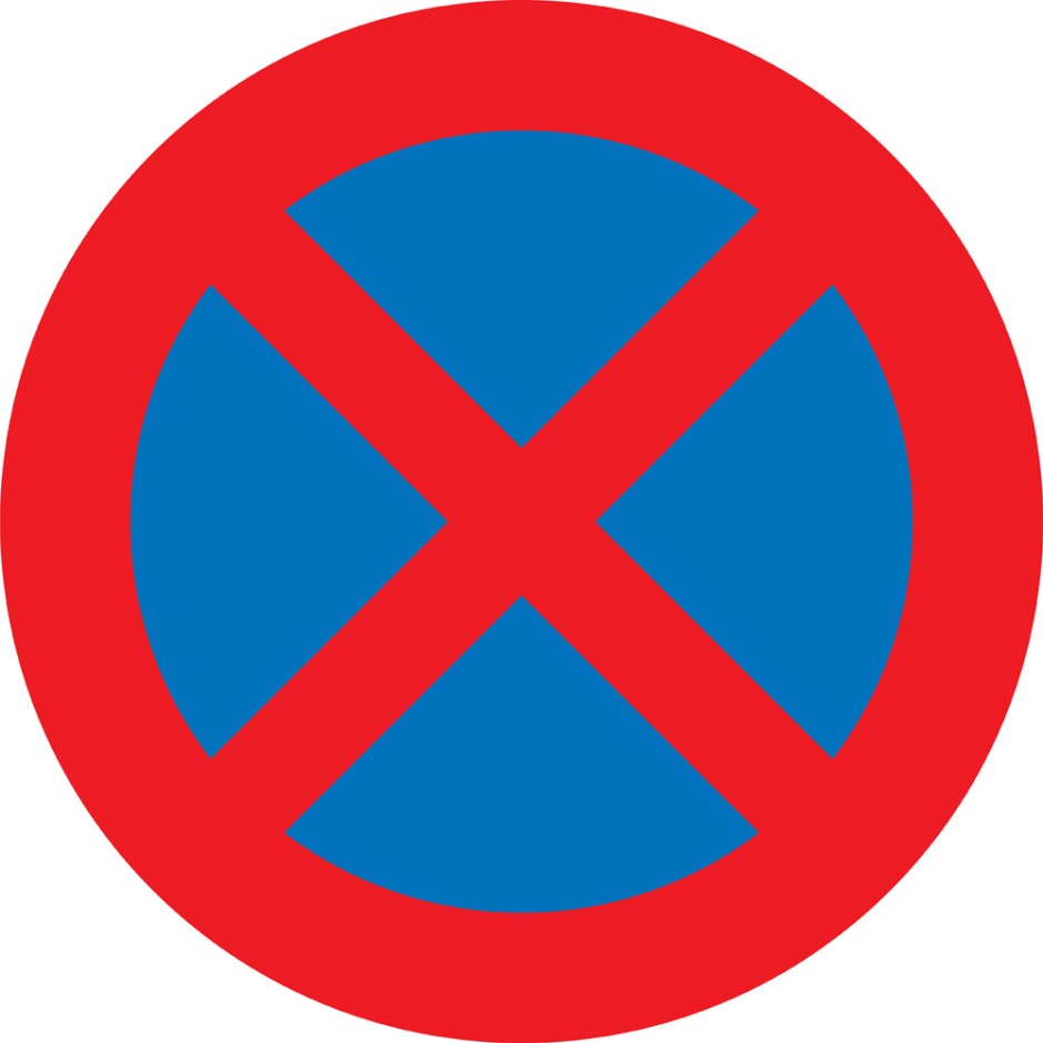No Stopping Symbol