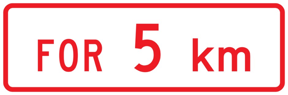 No Stopping At All Times Next "__"km