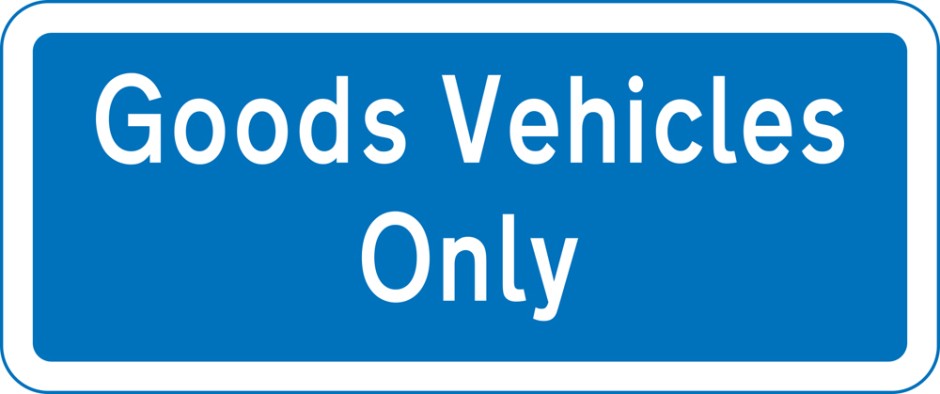 Loading Zone Supplementary - Goods Vehicles Only