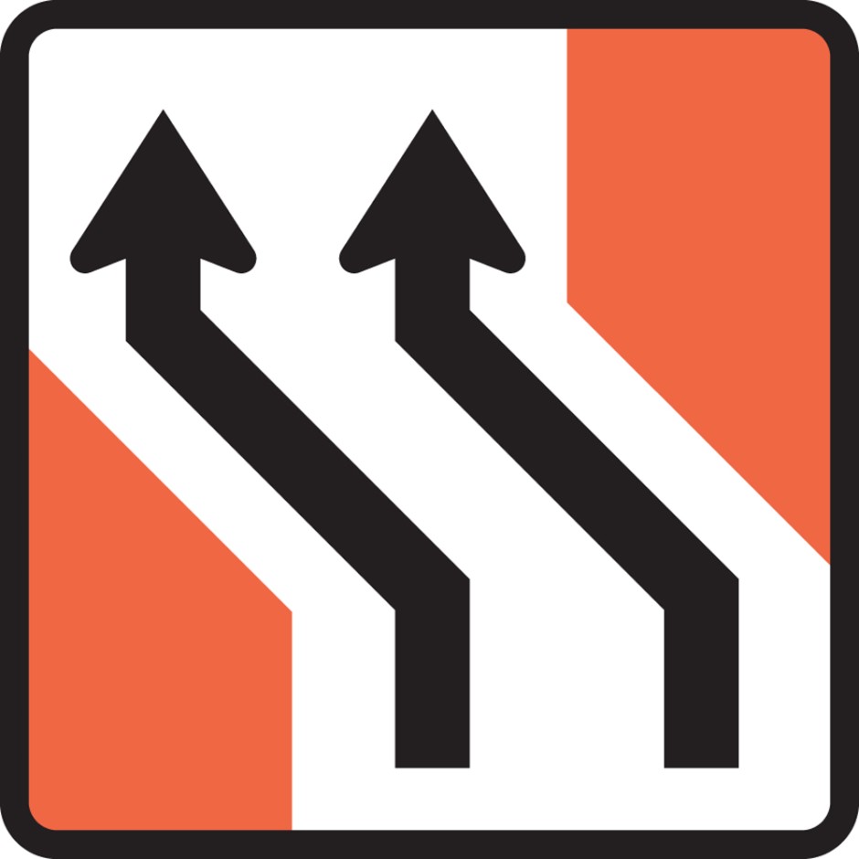 Two Lane One Way Road (left)