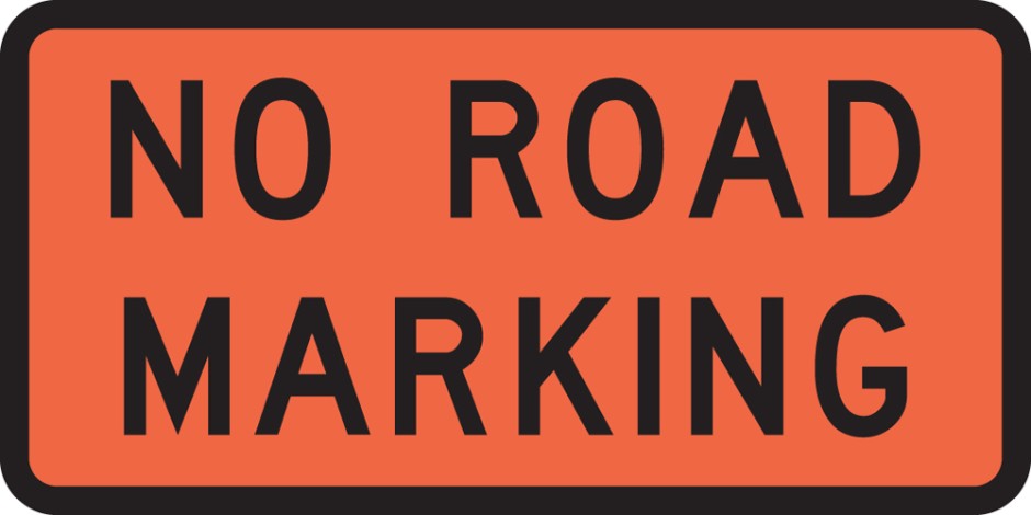 No Road Marking