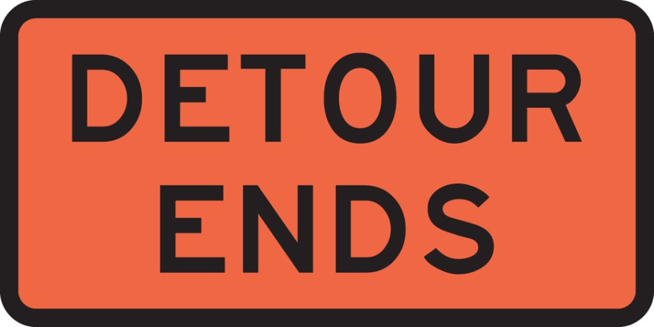 Detour Ends